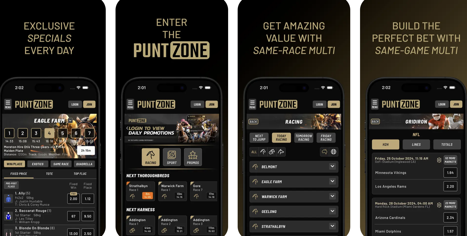 PuntZone Mobile App